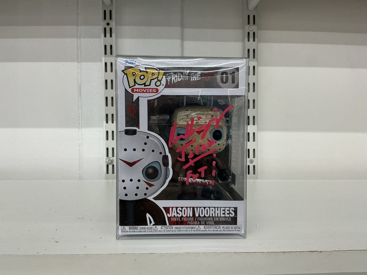Funko Pop 01 6 inch - Friday The 13th - Jason Voorhees - Signed - Ken Kirzinger