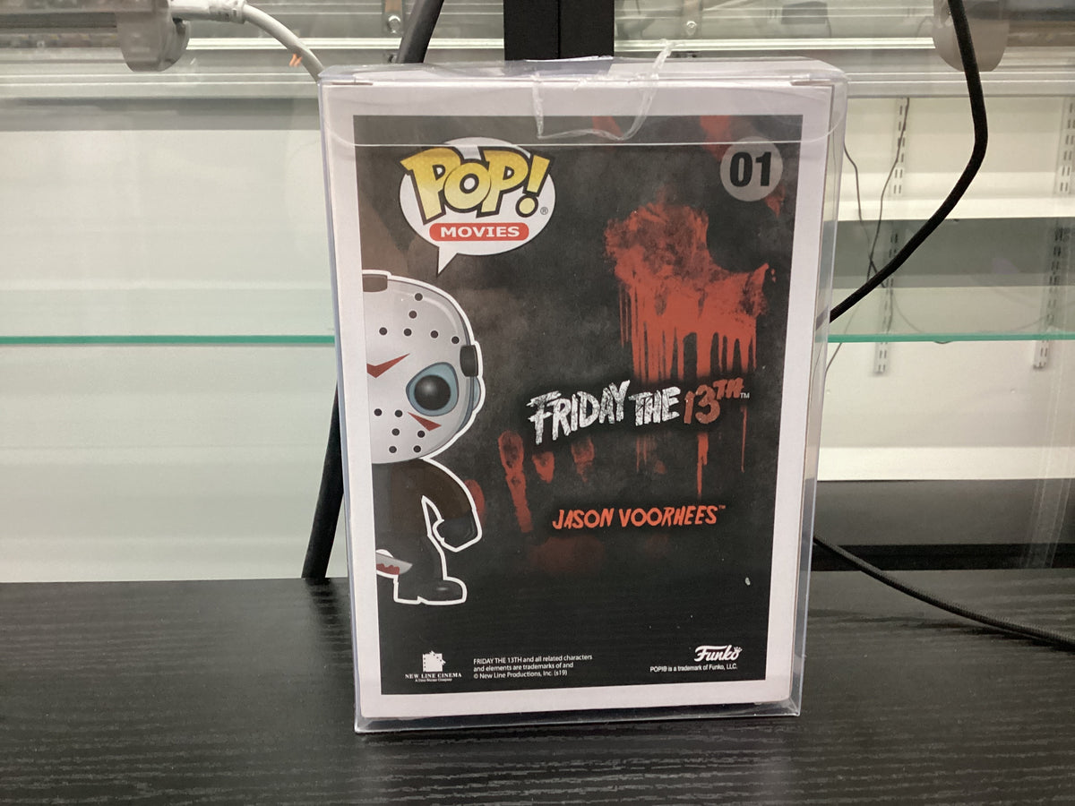 Signed Funko Pop 01 6 inch - Friday the 13th - Jason Voorhees - Signed by Kane Hodder