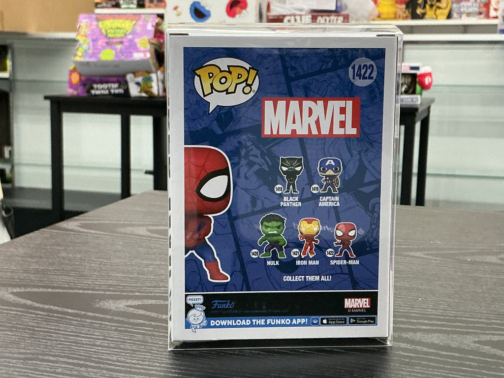 Funko Pop 1422 6 inch.- Marvel - Spider-Man - Signed by Christopher Daniel Barnes