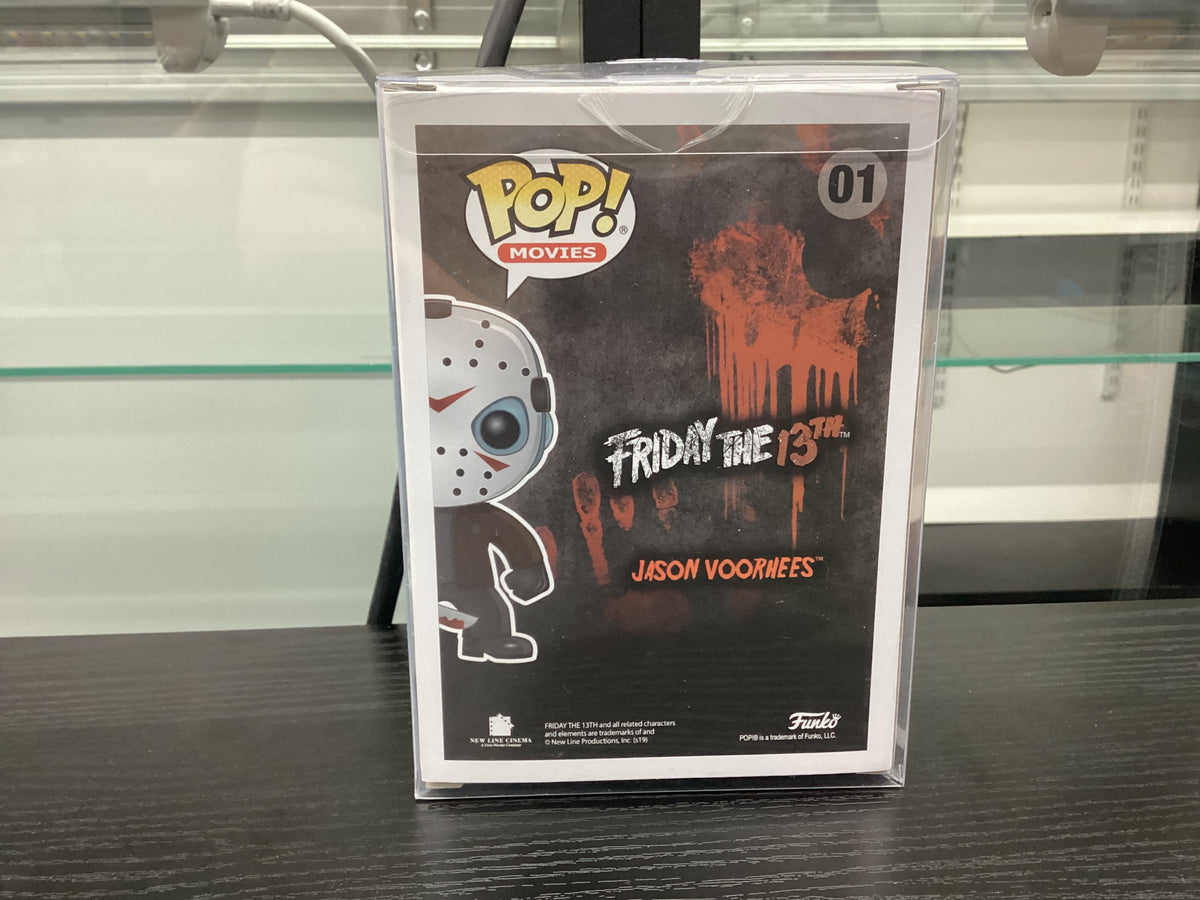 Signed Funko Pop 01 6 inch - Friday the 13th - Jason Voorhees - Signed by Schuyler White