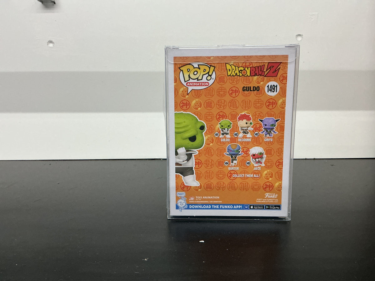 Signed (Glow in the Dark) Funko 1491 - Dragon Ball Z - Entertainment Earth Exclusive Limited Edition - Guldo- “Guldo Pose!” Dylan Thompson