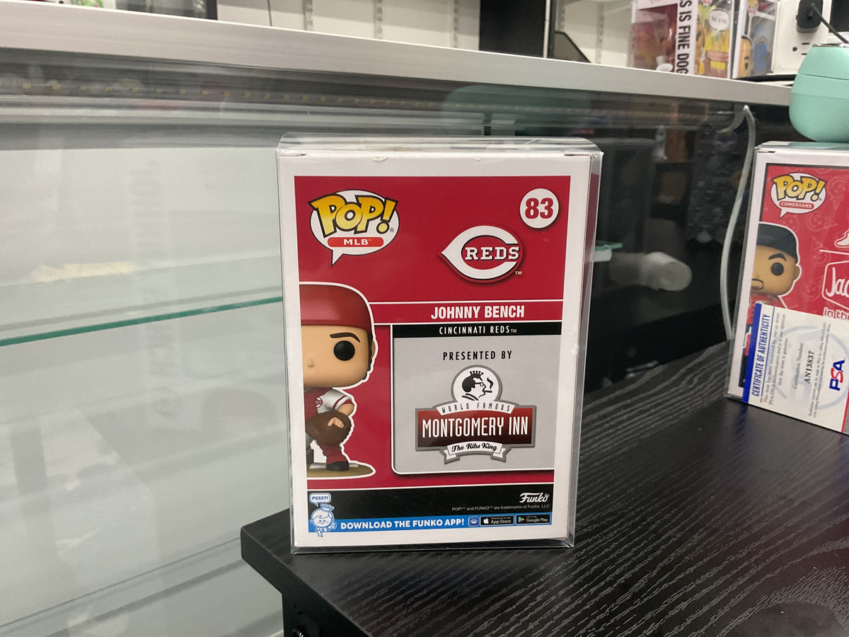 Signed Funko 83 - 6in - Cincinnati Reds - Johnny Bench - Signed
