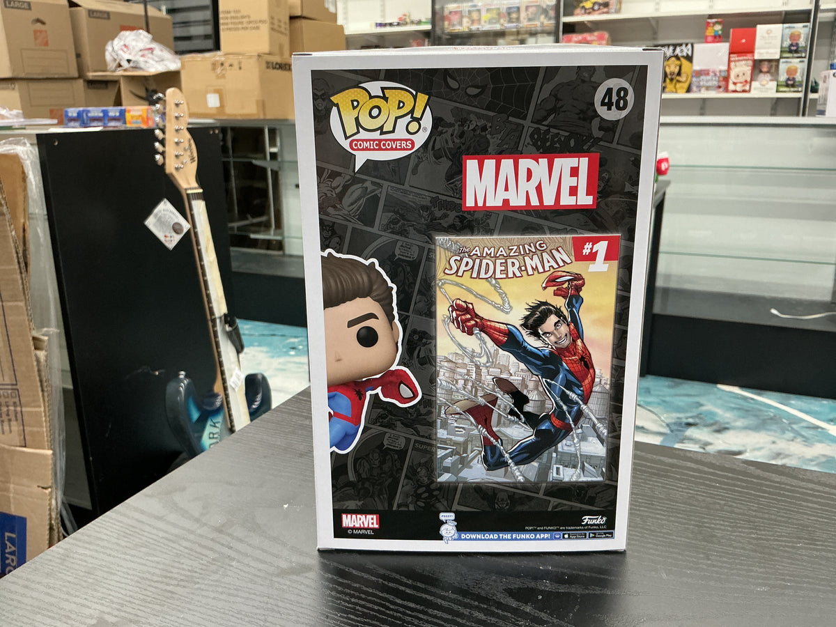 Funko Pop 48 6 inch. - Marvel Spiderman - Spider-Man - Signed Josh Keaton “Spidey”