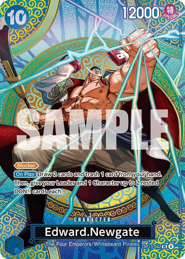 Singles One Piece - Edward.Newgate (SP) - Adventure on Kami's Island (OP15-EB04)