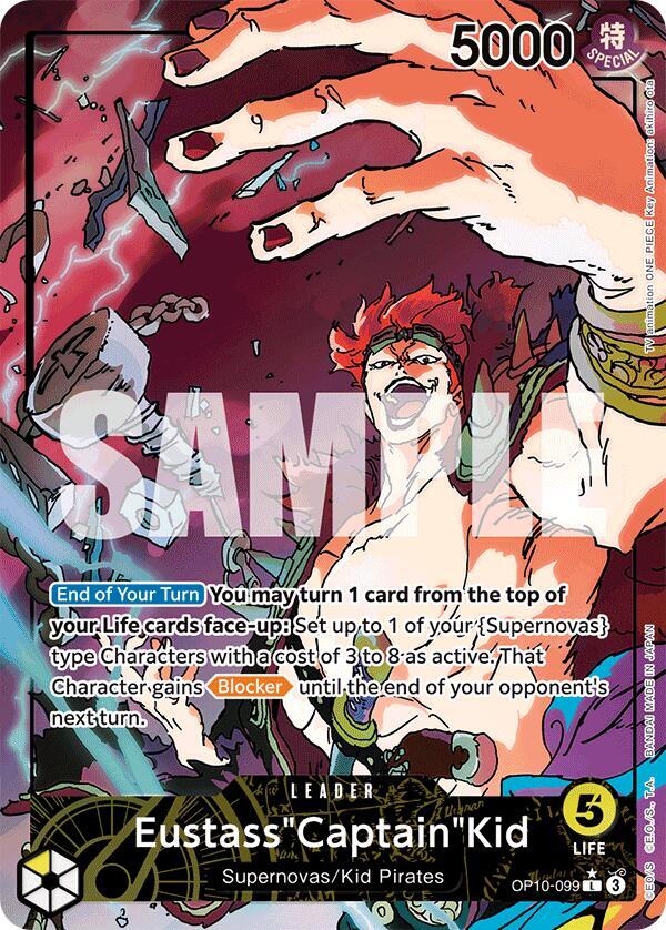 One Piece Singles - Eustass"Captain"Kid (OP10-099) (Parallel) - Royal Blood