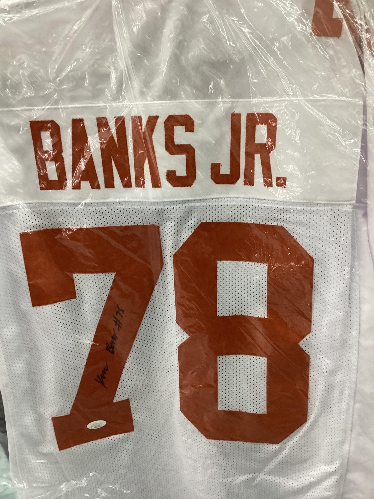Signed Jersey - Longhorns - Banks JR. - #78