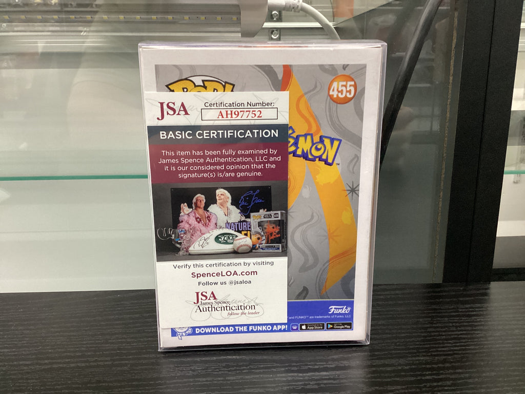 Signed Funko Pop 455 6 inch - Pokémon - Charmander - Funko 2022 Summer Convention Limited Edition - Signed by Michael Haigney