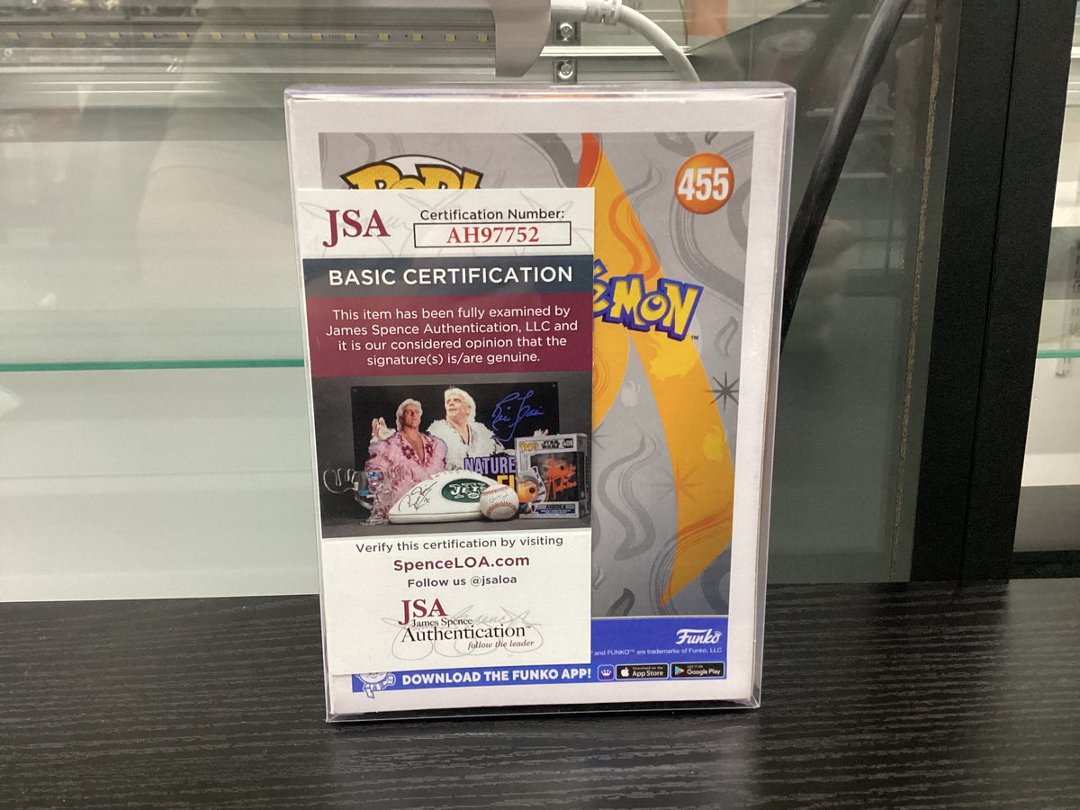 Signed Funko Pop 455 6 inch - Pokémon - Charmander - Funko 2022 Summer Convention Limited Edition - Signed by Michael Haigney