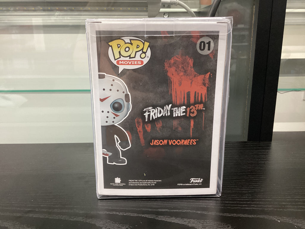 Signed Funko Pop 01 6 inch - Friday the 13th - Jason Voorhees - Signed by Ari Lehman