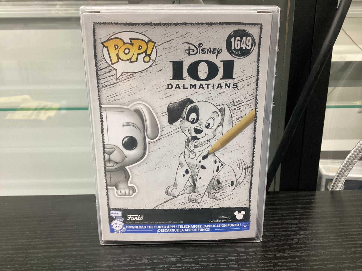 Signed Funko Pop 1649 6 inch - 101 Dalmatians - Patch - Signed by Nicholas Briell
