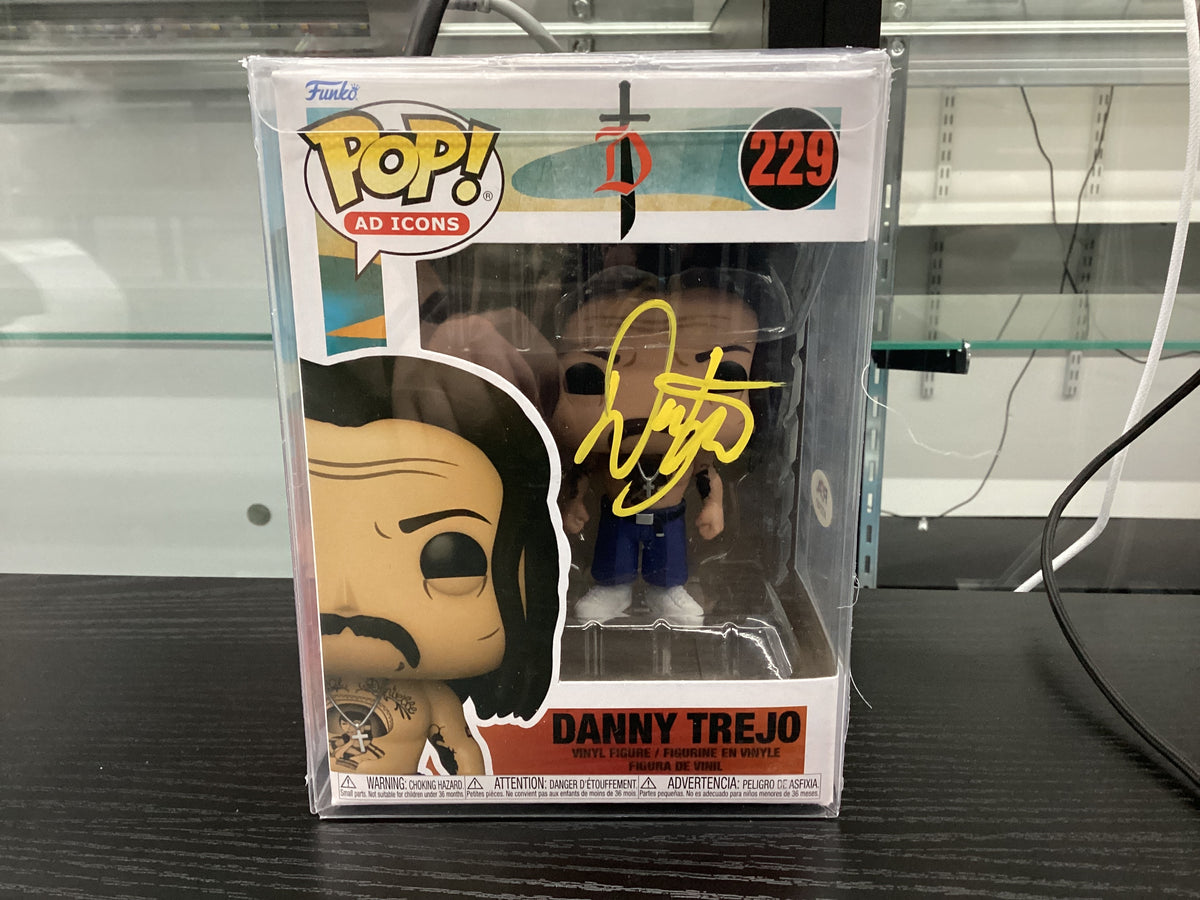 Signed Funko Pop 229 6 inch - Danny Trejo - Danny Trejo - Signed by Danny Trejo