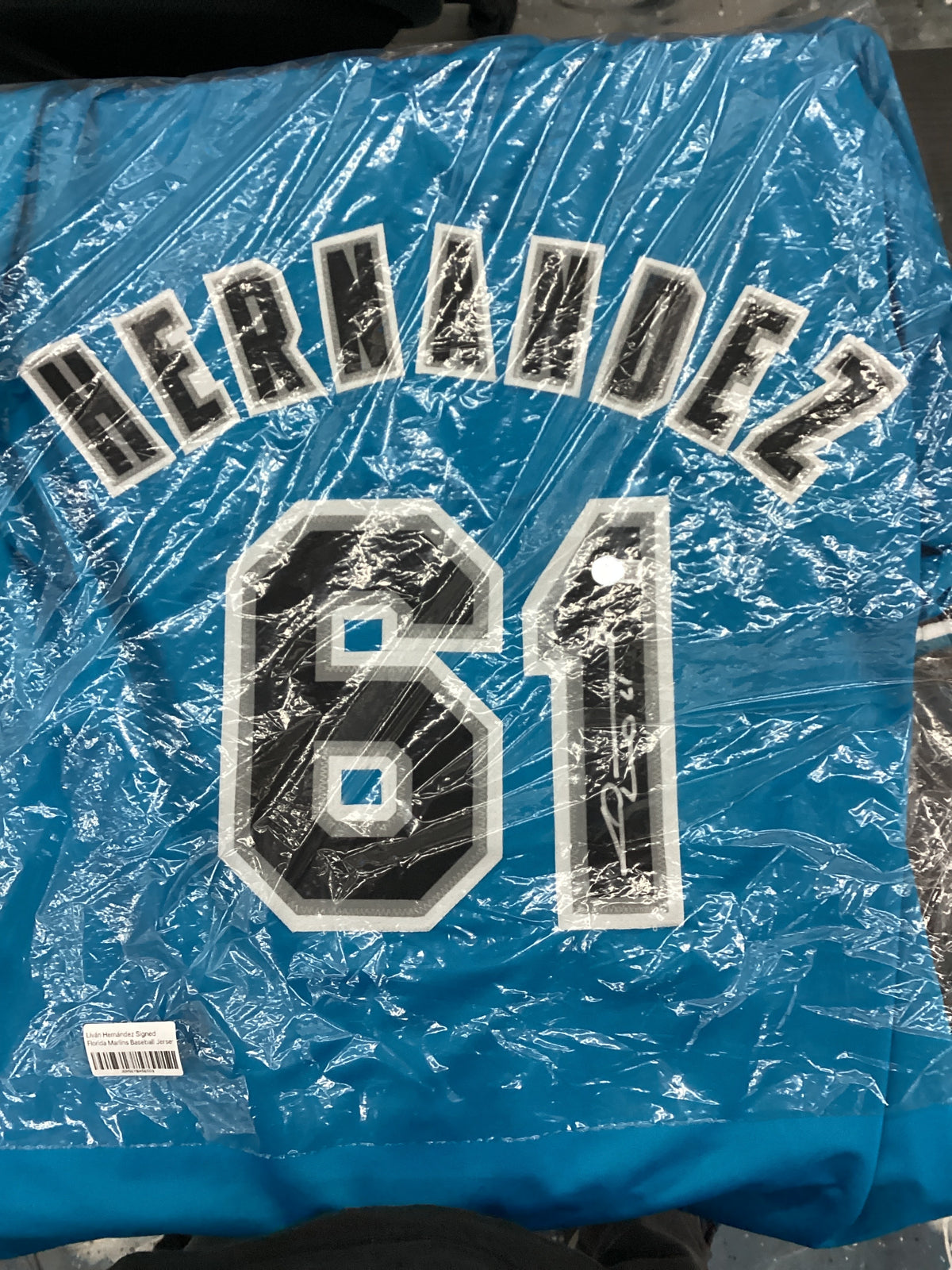 Signed Jersey - Liván Hernández - Florida Marlins - #61