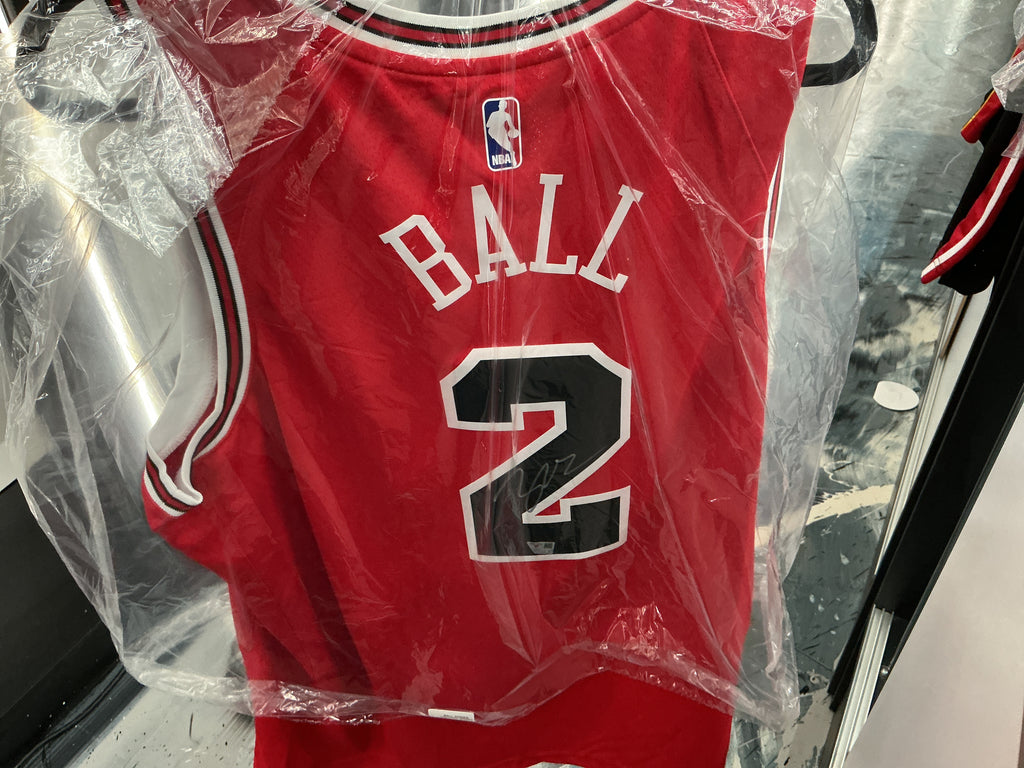 Signed Chicago Bulls #2 Ball Jersey