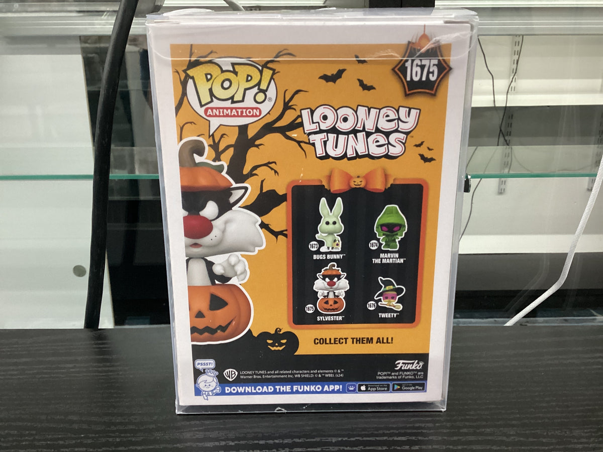 Signed Funko Pop 1675 6 inch - Looney Tunes - Sylvester - Signed by Jeff Bergman
