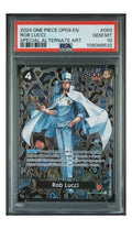 Graded One Piece - PSA 10 2024 One Piece ROB LUCCI (SP) Alternate Art #OP05-093 Emperors New EN