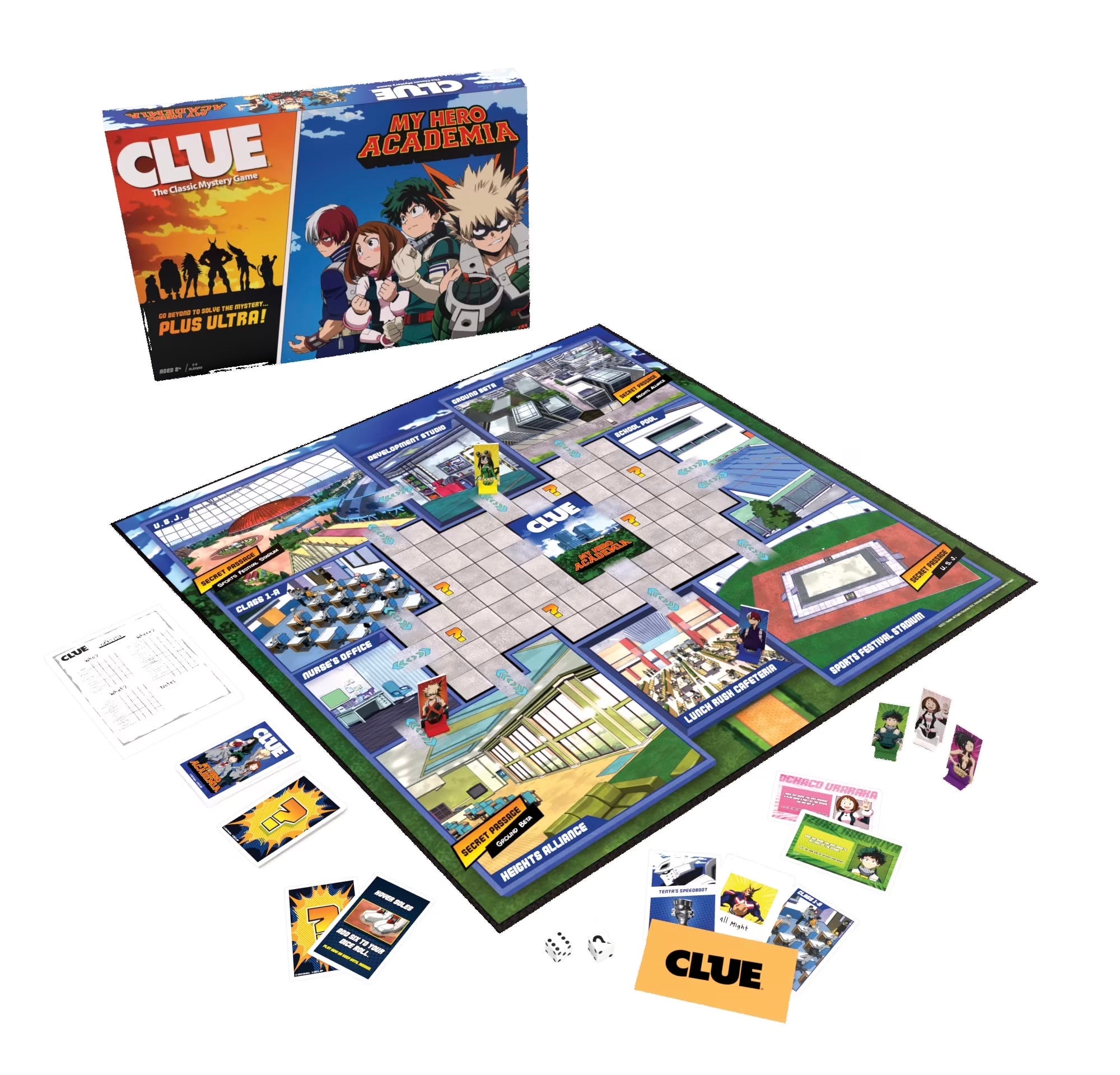 Clue The Classic Mystery Game - My Hero Academia