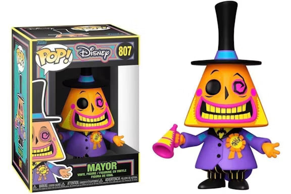 Pop Funko 807 6 in.- Disney- Mayor- Blacklight
