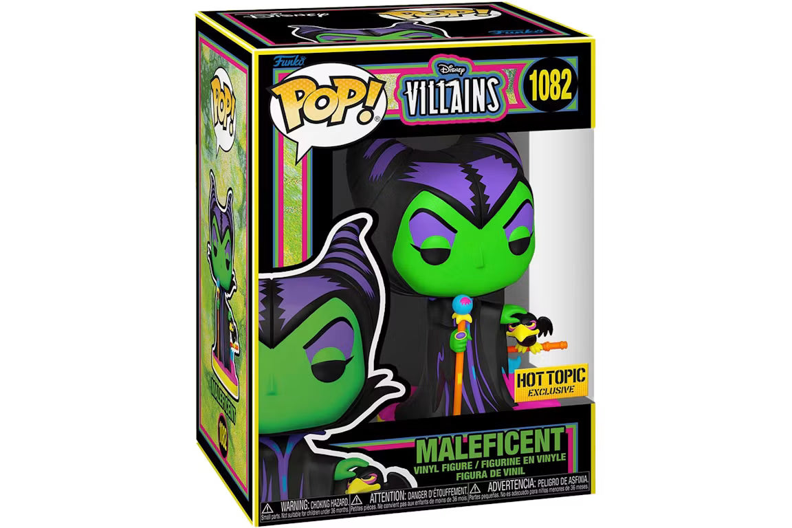 Pop Funko 1082 6 in.- Disney Villains- Maleficent- Hot Topic Exclusive