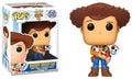 Funko Pop 535 6inch. - Toy Story 4 - Sheriff Woody Holding Forky - Vaulted- Hot Topic Exclusive