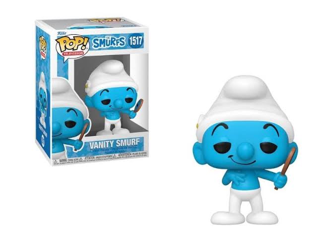 Funko Pop 1517 6 inch. - The Smurfs - Vanity Smurf - Vaulted