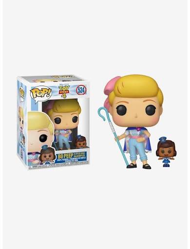 Funko Pop 524 6 inch - Toy Story 4 - Bo Peep W/ Officer Giggle McDimples- Vaulted