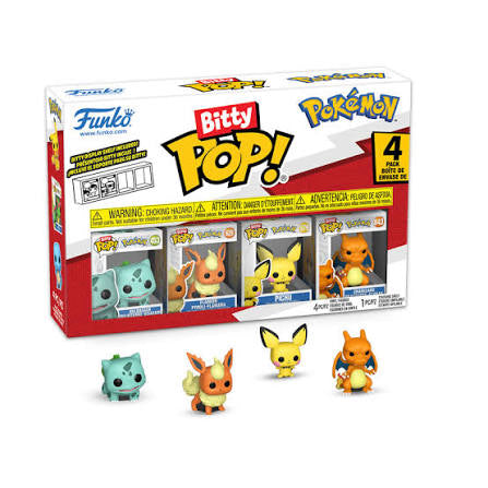 Bitty Pop! - Pokémon - 4 pc Figure 1 pc Shelf