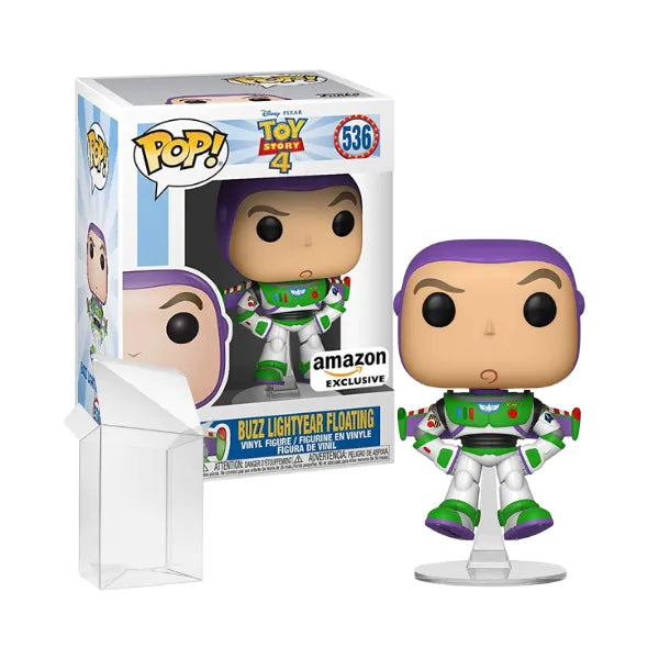 Funko Pop 536 6 inch. - Toy Story 4 - Buzz Lightyear Floating - Amazon Exclusive- Vaulted