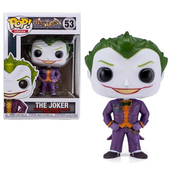 Funko Pop 53 6 inch. - Batman Arkham Asylum - The Joker - Vaulted