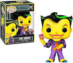Funko Pop 370 6 inch. - Batman The Animated Series - The Joker - Special Edition - Black Light Glow - Vaulted