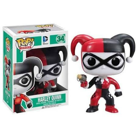 Funko Pop 34 6 inch. - DC Comics - Harley Quinn - Glows In The Dark - PX Previews Exclusive - Vaulted