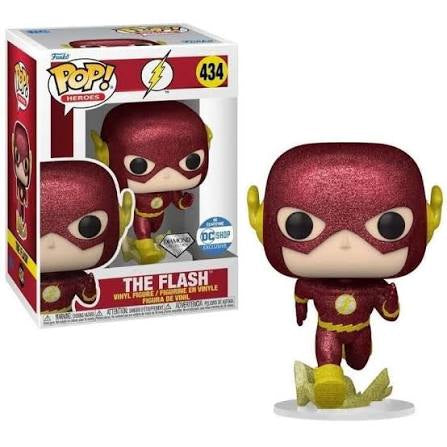 Funko Pop 434 6 inch. - Flash - The Flash - Diamond Collection- DC Shop Exclusive - Vaulted