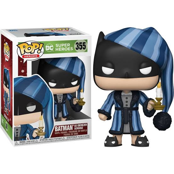 Funko Pop 355 6 inch. - DC Super Heroes - Batman As Ebenezer Scrooge - Vaulted
