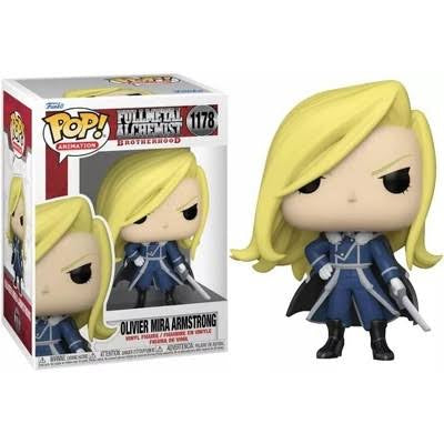 Funko Pop 1178 - 6in - Fullmetal Alchemist Brotherhood - Oliver Mira Armstrong - Vaulted