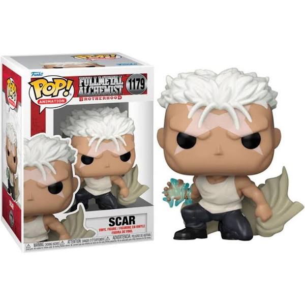 Funko Pop 1179 - 6in - Fullmetal Alchemist Brotherhood - Scar - Vaulted