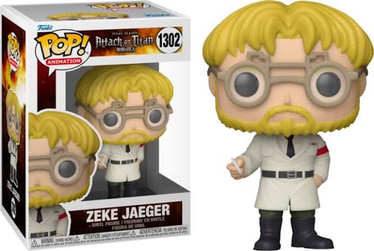 Funko Pop 1302 - 6in - Attack on Titan - Zeke Jaeger - CrunchyRoll Store Exclusive
