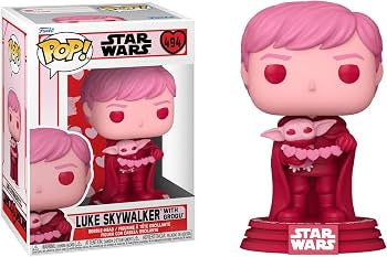 Funko Pop 494 - 6in - Star Wars - Luke Skywalker With Grogu - Vaulted