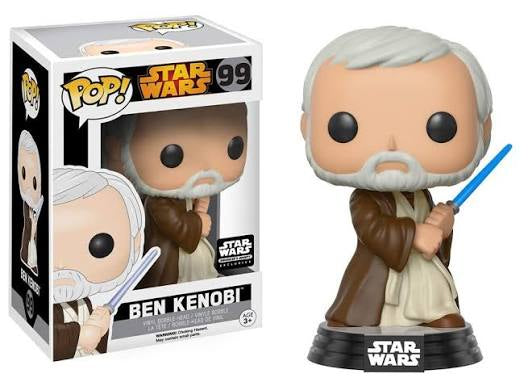 Funko Pop 99 - 6in - Star Wars - Ben Kenobi - Smugglers Bounty Exclusive