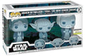 Funko Pop 3 pack 6 in. Star Wars Anakin Skywalker/ Yoda/ Obi-Wan Kenobi (Endor) Amazon Exclusive Glow in the Dark