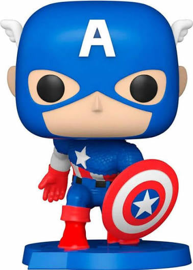Funko Pop Comic Covers 6 in. Marvel 27 Captain America Vaulted