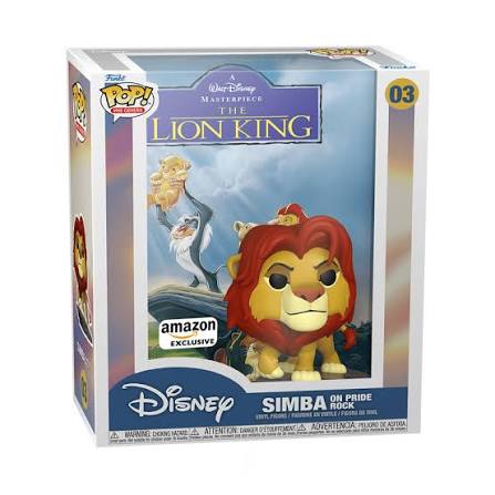 Funko Pop VHS 9 in. Covers 03 Disney The Lion King Simba on Pride Rock 
