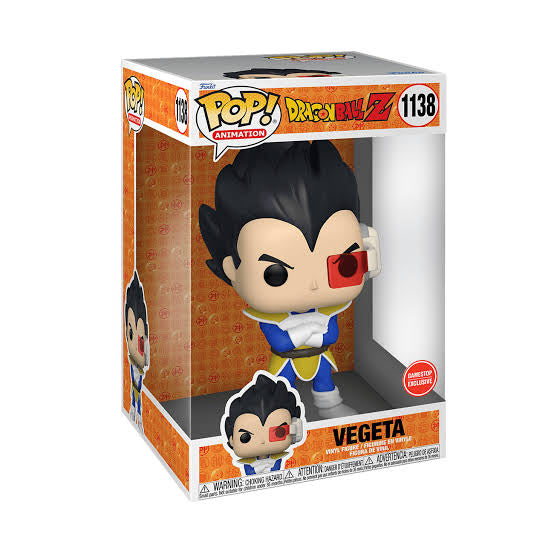 Funko Pop Animation 10 in. Dragon Ball Z 1138 Vegeta GameStop Exclusive
