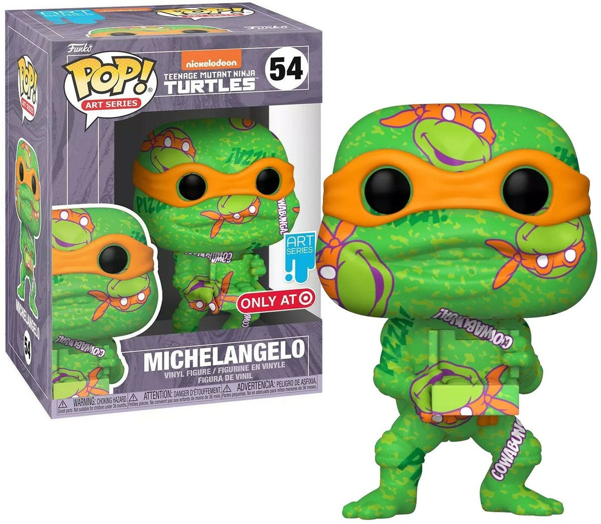 Funko Pop 54 6 inch - Teenage Mutant Ninja Turtles - Michelangelo - only @ Target - Art Series