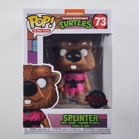 Funko Pop 73 6 inch - Teenage Mutant Ninja Turtles - Splinter - Special Edition
