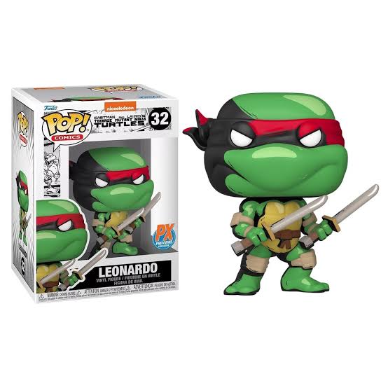 Funko Pop 32 6 inch - Teenage Mutant Ninja Turtles - Leonardo - PX Preview Exclusive