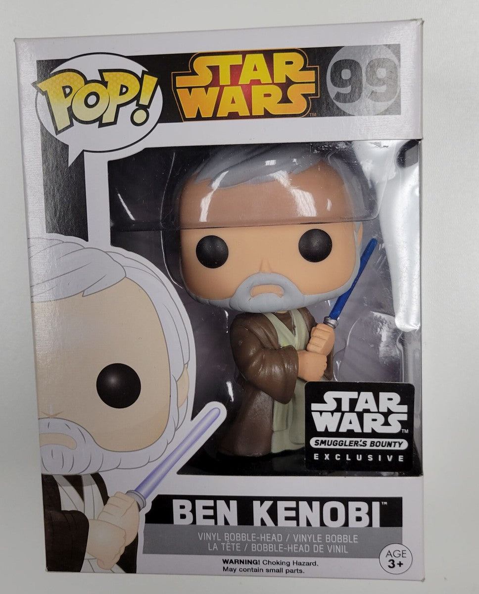 Funko Pop Star Wars #99 BEN KENOBI Vinyl Smuggler's Bounty Exclusive