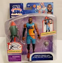 The Space Jam: A New Legacy 5" LeBron James Baller Action Figure with ACME Rocket Pack 4000