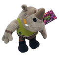 Teenage Mutant Ninja Turtles: Mutant Mayhem Plush Toys, 8 inch TMNT Soft Dolls- RockSteady