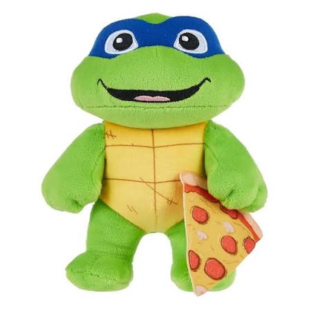 Teenage Mutant Ninja Turtles: Mutant Mayhem Plush Toys, 8 inch TMNT Soft Dolls- Turtle Tot Leonardo
