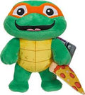 Teenage Mutant Ninja Turtles: Mutant Mayhem Plush Toys, 8 inch TMNT Soft Dolls- Turtle Tot Michelangelo