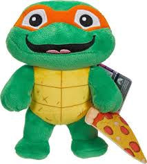 Teenage Mutant Ninja Turtles: Mutant Mayhem Plush Toys, 8 inch TMNT Soft Dolls- Turtle Tot Michelangelo